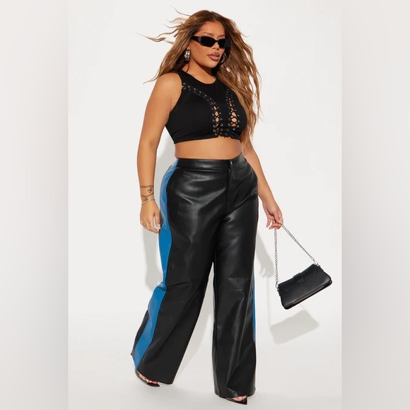 Make Your Case Faux Leather Pants - Picture 1 of 5